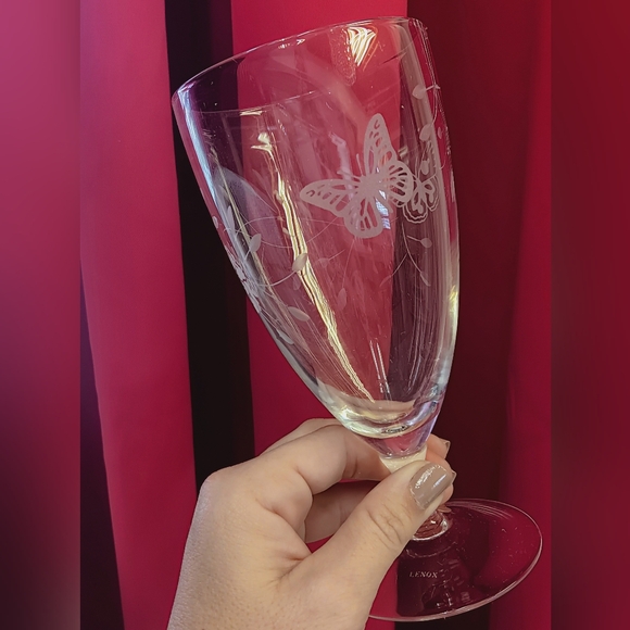 Vintage Lenox "Butterfly Meadow" Glasses (4) - Picture 4 of 4